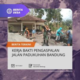 GOTONG ROYONG ASPAL JALAN PADUKUHAN BANDUNG